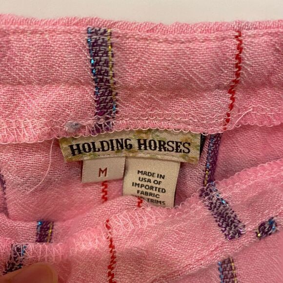 Anthropologie Holding Horses Striped Tie-Front Mini Skirt. Multicolor. Medium. - Picture 6 of 11